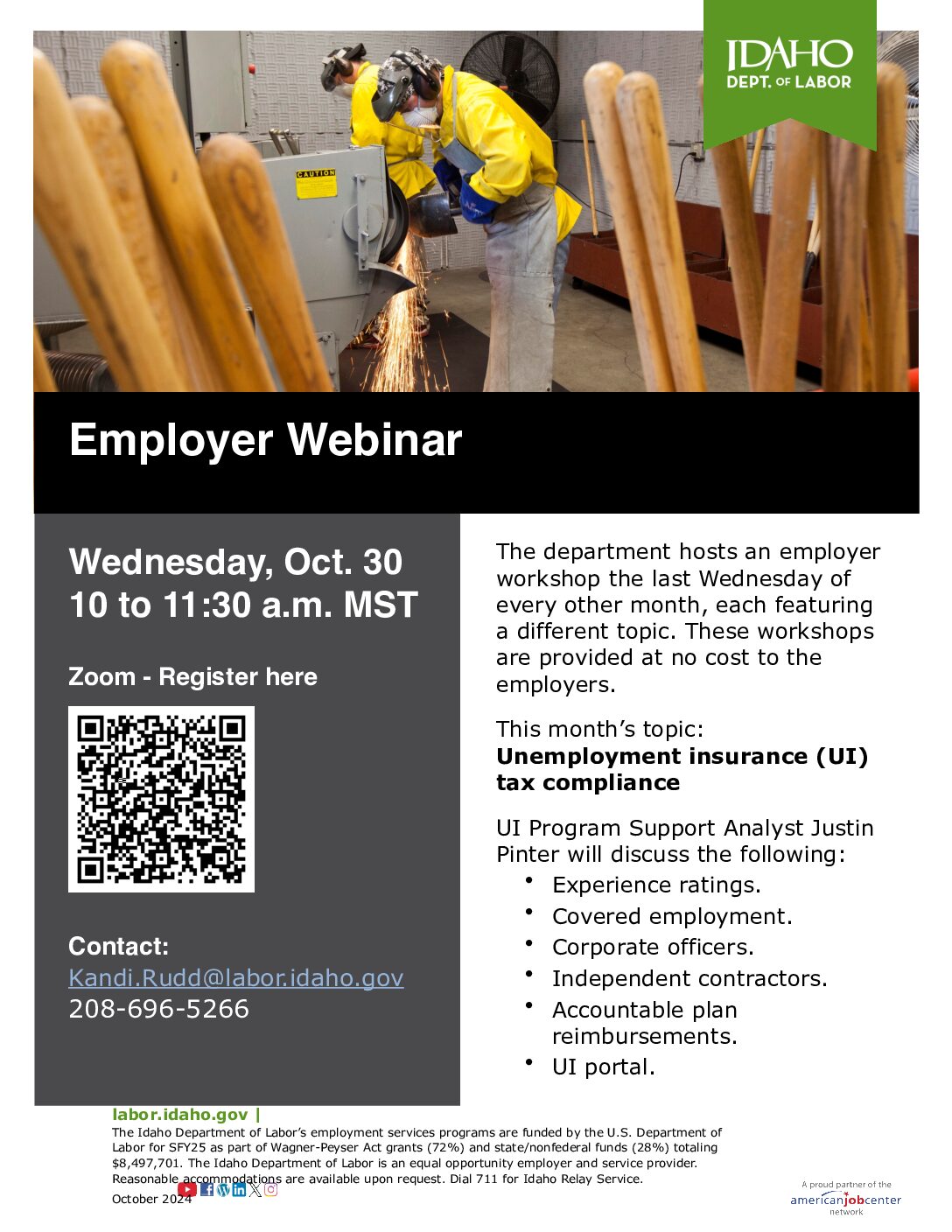 Department of Labor Employer Webinar