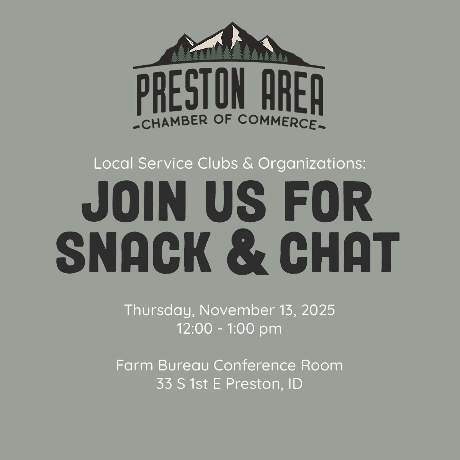 PACOC Service Group Snack & Chat